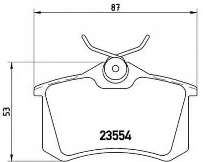 Гальмівні колодки дискові P68 024 BREMBO P68024