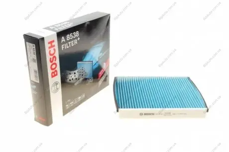ФІЛЬТР САЛОНУ З АКТИВОВАНИМ ВУГІЛЛЯМ 0 986 628 538 BOSCH 0986628538 (фото 1)