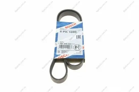 РЕМІНЬ П-КЛИНОВИЙ 5PK1090 1 987 946 023 BOSCH 1987946023