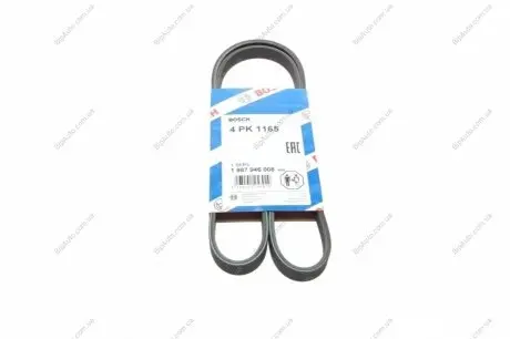 РЕМІНЬ П-КЛИНОВИЙ 4PK1165 1 987 946 008 BOSCH 1987946008