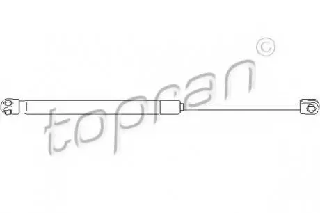 Газова пружина, кришка багажника TOPRAN 721 289 TOPRAN / HANS PRIES 721289