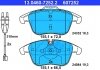 Комплект тормозных колодок, дисковый тормоз ATE 13046072522 (фото 1)