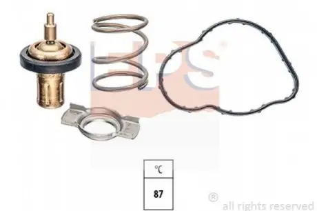 Термостат 87°C Nissan/Renault 1.5dCi 02.09- EPS 1880930