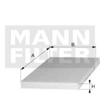 Фильтр, воздух во внутренном пространстве -FILTER MANN CU50001 (фото 1)