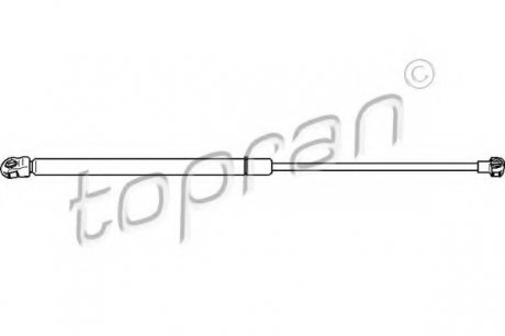 Пружина газова (амортизатор кришки багажника) TOPRAN TOPRAN / HANS PRIES 109902