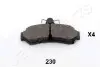 Гальмівні колодки дискові PP-230AF JAPANPARTS