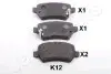 Гальмівні колодки дискові JAPANPARTS PP-K12AF (фото 1)