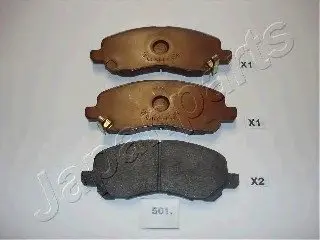 Гальмівні колодки дискові JAPANPARTS PA-501AF