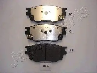Тормозные колодки дисковые JAPANPARTS PA-305AF