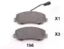 Гальмівні колодки дискові JAPANPARTS PA-156AF (фото 1)