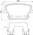Комплект тормозных колодок BREMBO P 23 175 P23175