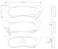 Комплект тормозных колодок, дисковый тормоз BREMBO P37009