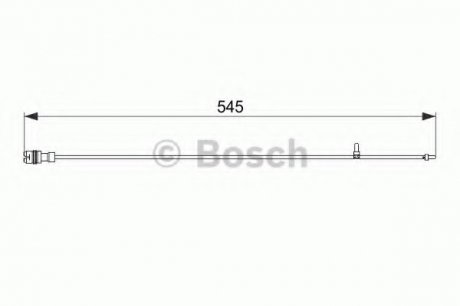 Сигнализатор, износ тормозных колодок BOSCH 1987474561 (фото 1)