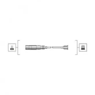 Комплект дротів запалювання MAGNETI MARELLI MSQ0086