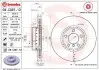 Диск торм. окраш. Fr BMW 1(F20), 2(F22), 3(F30) BREMBO 09C39713