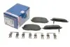 Комплект тормозных колодок, дисковый тормоз BOSCH 0986494594