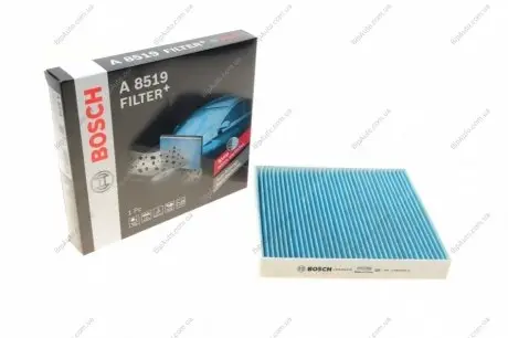 ФІЛЬТР САЛОНУ З АКТИВОВАНИМ ВУГІЛЛЯМ 0 986 628 519 BOSCH 0986628519