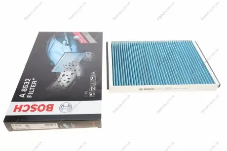 ФІЛЬТР САЛОНУ З АКТИВОВАНИМ ВУГІЛЛЯМ 0 986 628 532 BOSCH 0986628532 (фото 1)
