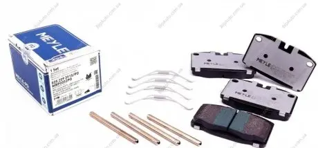 Комплект тормозных колодок, дисковый тормоз MEYLE 0252093915PD