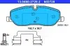 Комплект тормозных колодок, дисковый тормоз ATE 13046027282 (фото 1)
