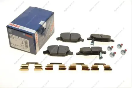 Колодки гальмівні (задні) Fiat Panda 12- 0 986 494 935 BOSCH 0986494935