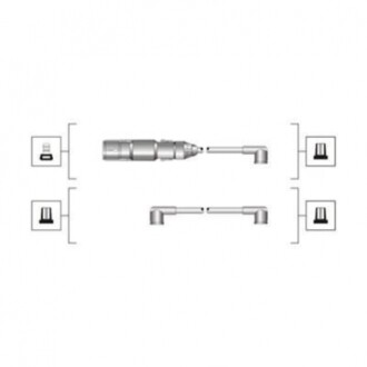 Комплект высоковольтных проводов MAGNETI MARELLI MSQ0071