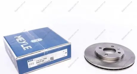 Тормозной диск 115 521 1006 MEYLE 1155211006