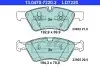Комплект тормозных колодок, дисковый тормоз ATE 13047072202 (фото 1)