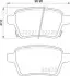 Комплект тормозных колодок BREMBO P 59 086 P59086