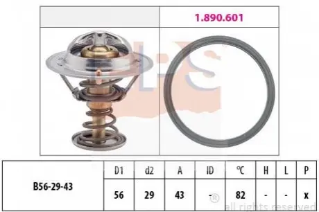 TERMOSTAT MITSUBISHI CARISMA SPACE STAR EPS 1880339