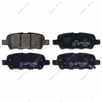 Комплект тормозных колодок, дисковый тормоз FEBI BILSTEIN 116198