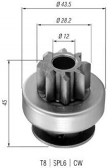 BENDIKS ROZRUSZNIKA DAEWOO MAGNETI MARELLI AMB0362 (фото 1)