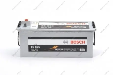 Акумулятор 12В/145Аг/800А/37,12кг 0 092 T50 750 BOSCH 0092T50750