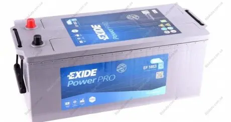 Стартерная аккумуляторная батарея, Стартерная аккумуляторная батарея EXIDE EF1853 (фото 1)