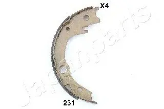 Комплект гальмівних колодок, стоянкова гальмівна система JAPANPARTS GF231AF