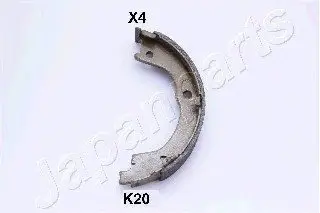 Комплект гальмівних колодок, стоянкова гальмівна система JAPANPARTS GFK20AF (фото 1)