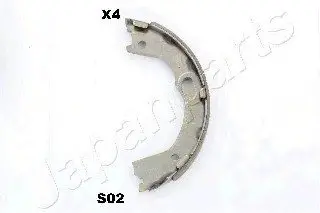 Комплект тормозных колодок, стояночная тормозная система JAPANPARTS GFS02AF