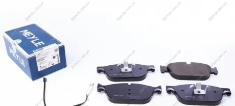 Комплект тормозных колодок, дисковый тормоз MEYLE 0252506917