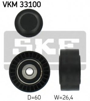 Паразитний / провідний ролик, полікліновий ремінь SKF VKM33100