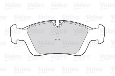 Комплект тормозных колодок, дисковый тормоз Valeo 301018