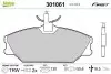 Комплект гальмівних колодок, дискове гальмо Valeo 301061 (фото 1)