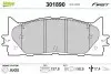 Комплект гальмівних колодок, дискове гальмо VALEO 301890
