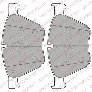 Тормозные колодки дисковые BMW 5(F07)/X6(E71) "F "09>> Delphi LP2210