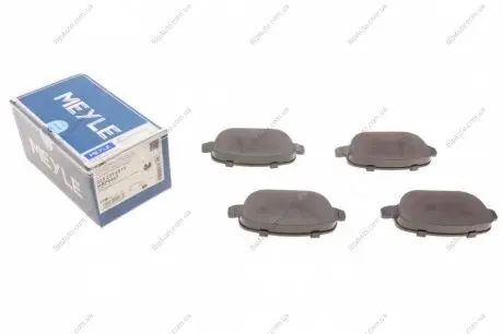Комплект тормозных колодок, дисковый тормоз MEYLE 0252376017