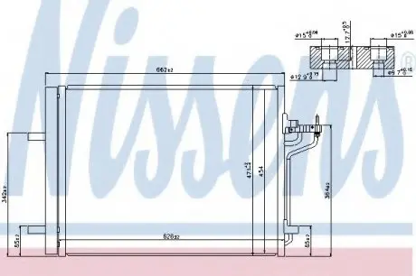 Конденсатор, кондиціонер NISSENS 940183