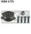 Комплект подшипника ступицы колеса SKF VKBA6735