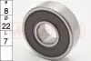 Подшипник 6208/2rs (22x8x7) 218032 ERA