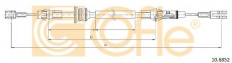 Трос стояночного тормоза COFLE 10.6852 (фото 1)