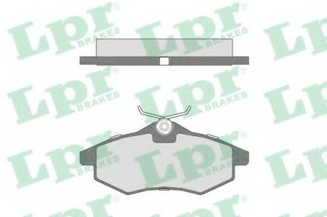Комплект тормозных колодок, дисковый тормоз LPR 05P805