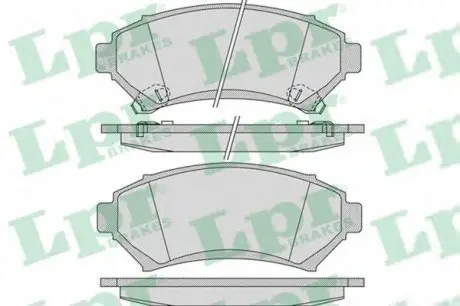 Тормозные колодки дисковые LPR 05P1054